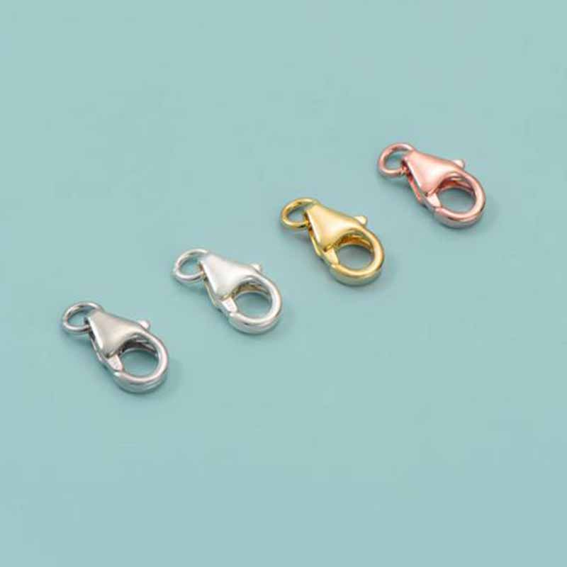 2 pz Genuino Reale Puro Solido - Lobster Clasp Silver recensione e prezzo