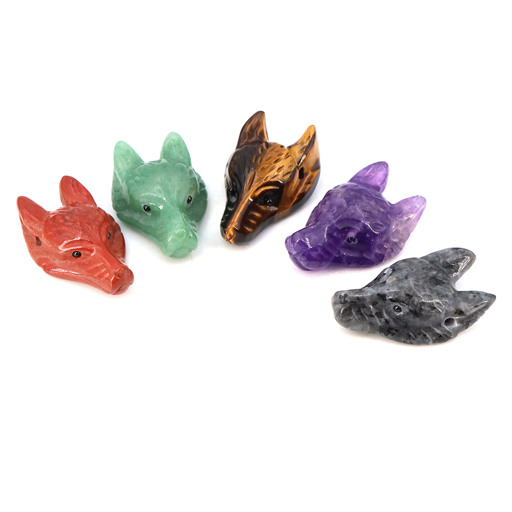 Ciondolo in pietra con testa d - Jewelry Making Gemstones recensione e prezzo